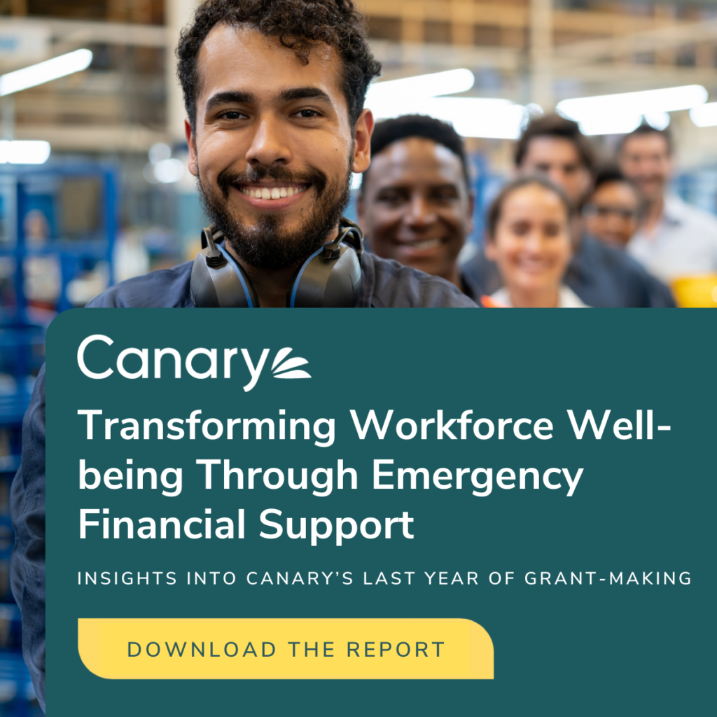 download Canary's impact report on how employee relief funds can transform employee financial well-being