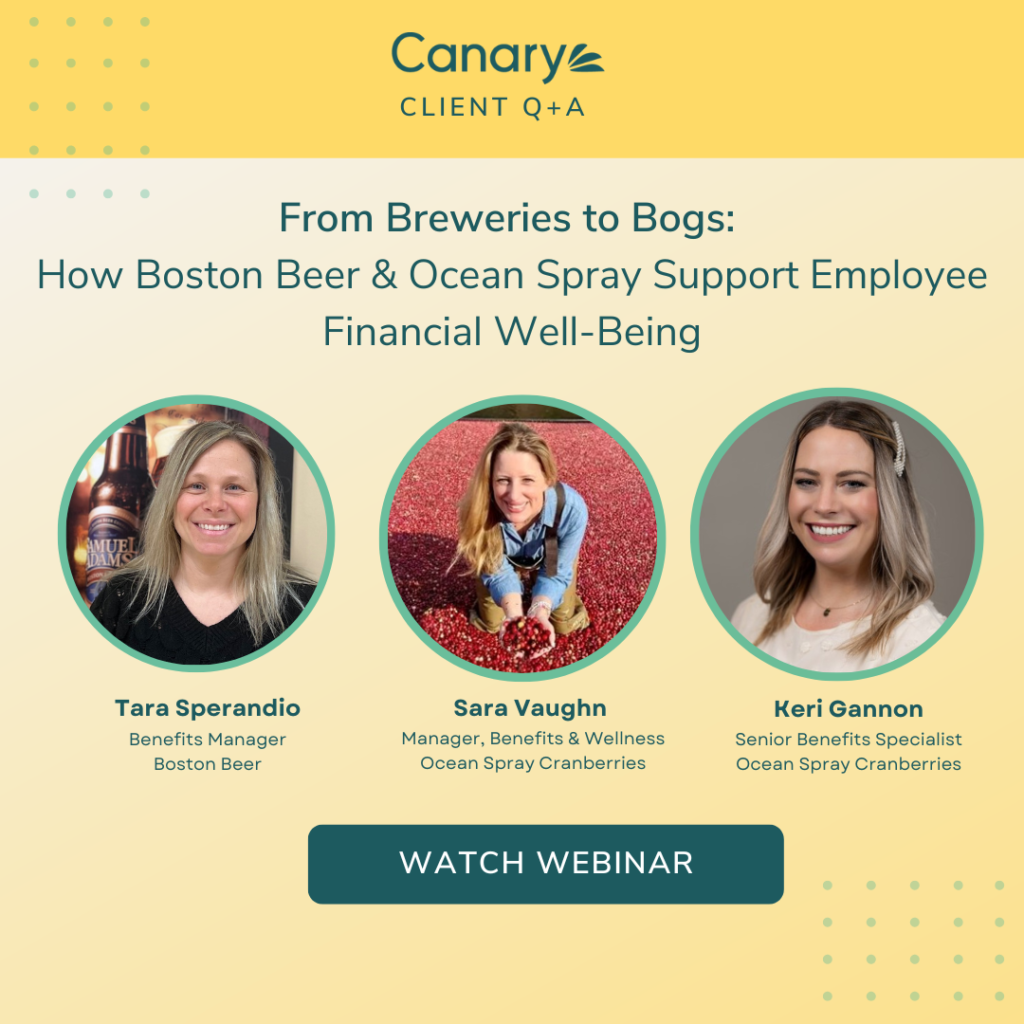 Watch a 30 minute client Q&A with the HR teams at Boston Beer and Ocean Spray
