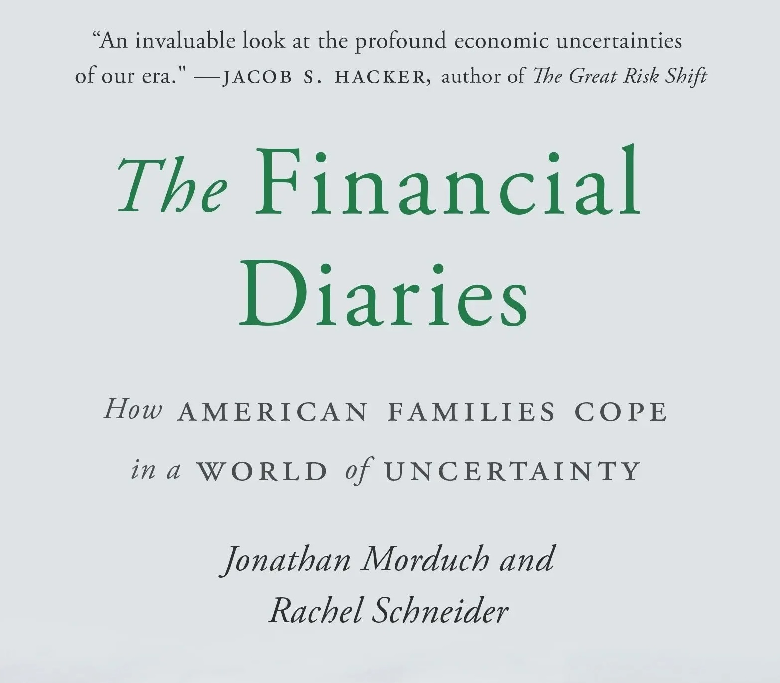 Canary fintech's founder, Rachel Schneider, cowrote the US Financial Diaries